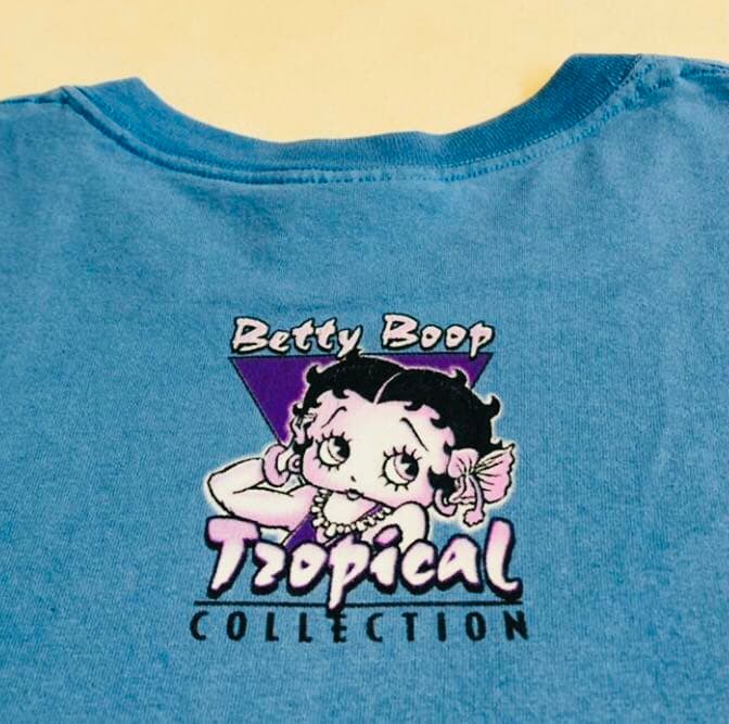 90s Betty Boop ベティブープ 両面プリント Tシャツ XL