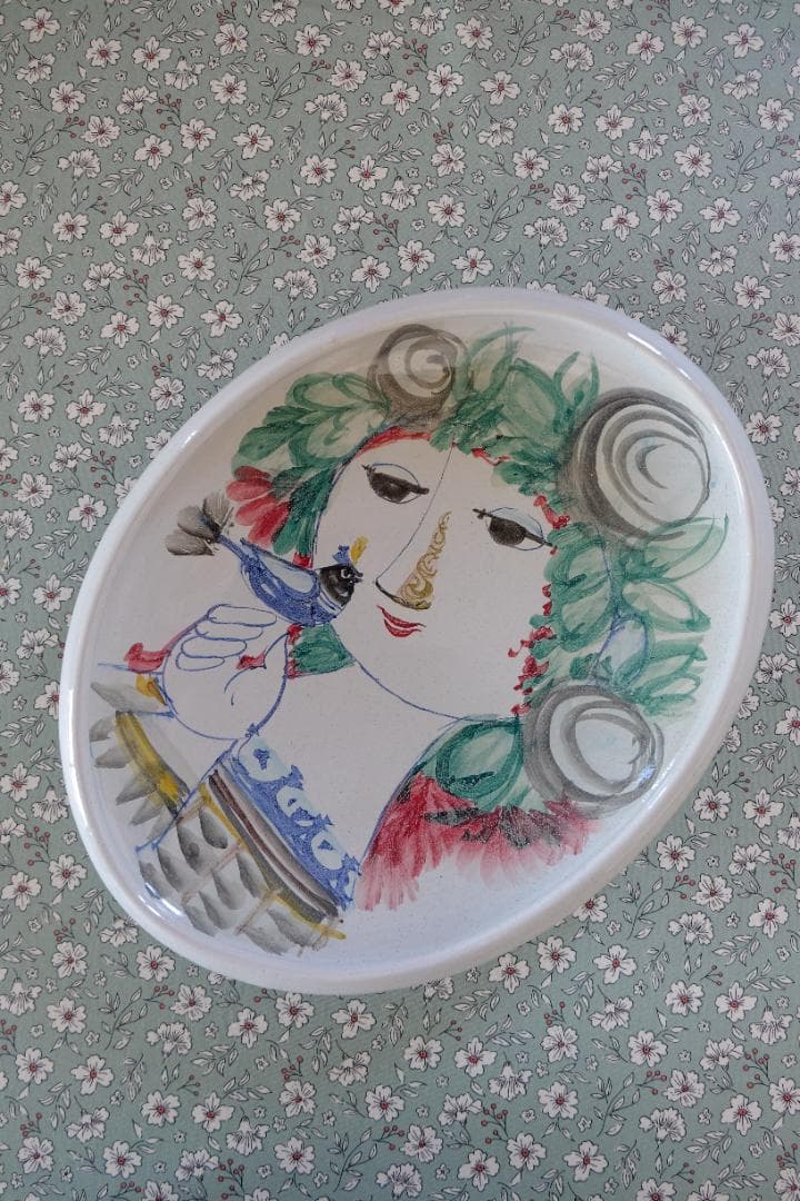 北欧ビンテージ ビョルン・ヴィンブラッド プレート 絵皿 クイストゴー