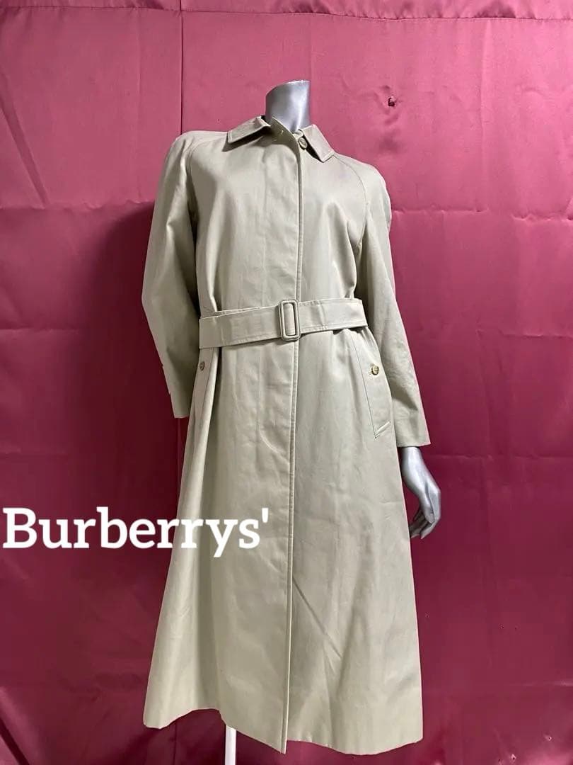 Burberrys'◆バーバリー◆レディースステンカラーコート　ヴィンテージ