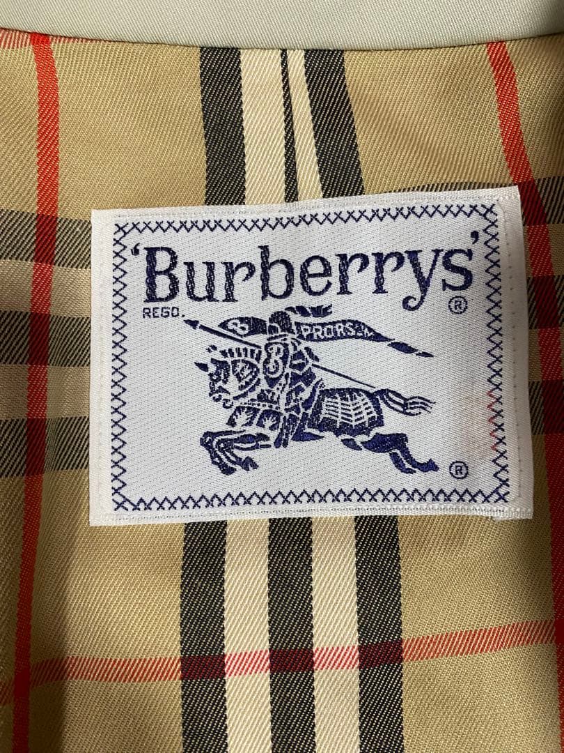Burberrys'◆バーバリー◆レディースステンカラーコート　ヴィンテージ