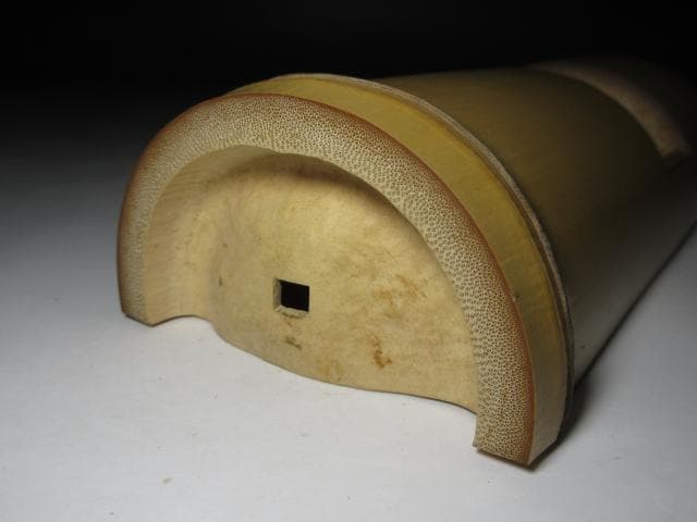 黒田正玄 竹扇子掛／表千家十三代 即中斎 書付・割花押在り／共箱