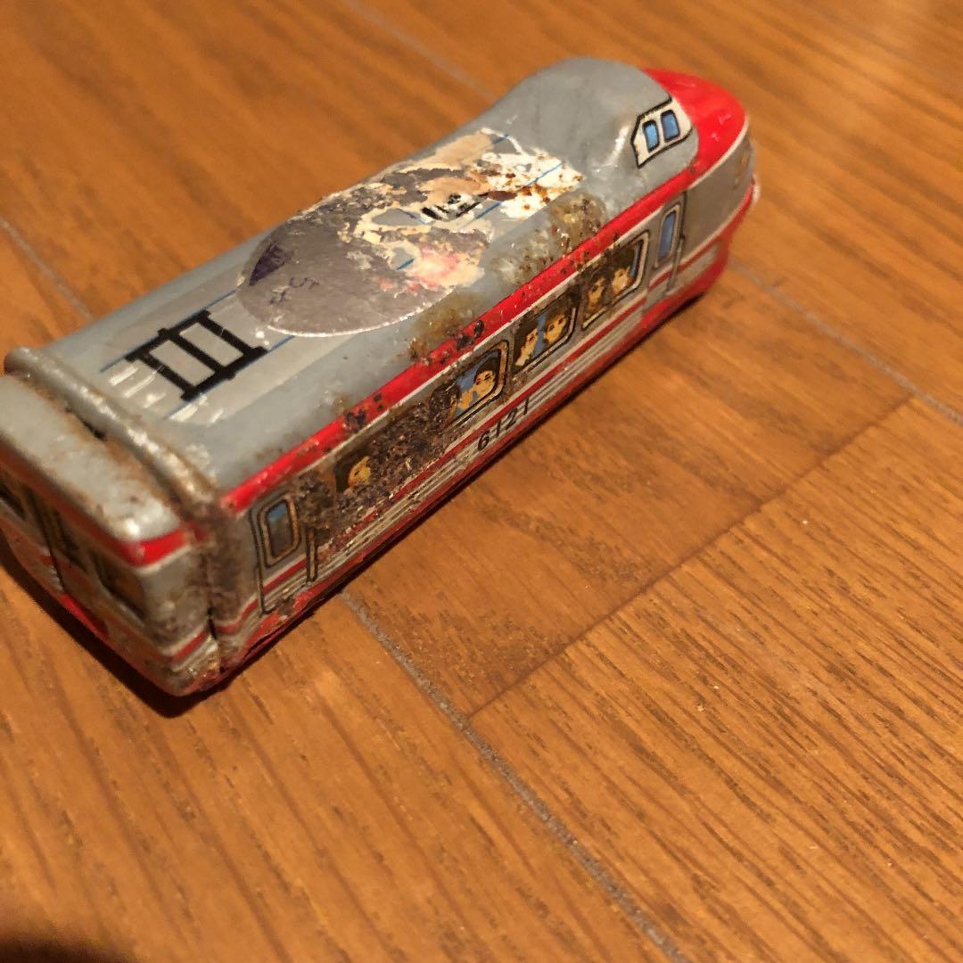 イチコー　ブリキ　特急　新幹線　赤