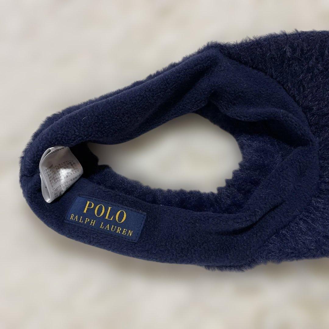 【即発送】新品　ポロラルフローレン　ニット帽、バイザーセット　ケーブル編み