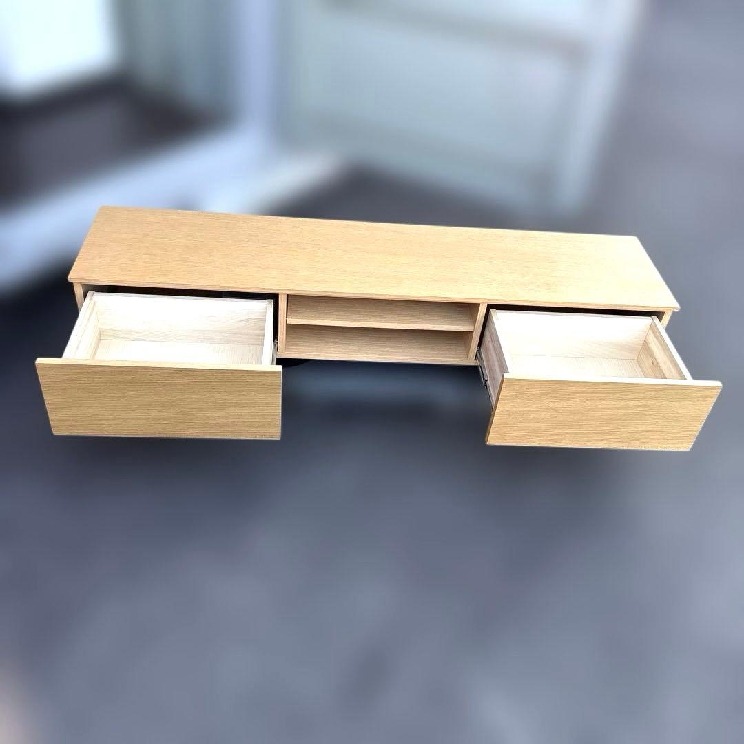 ニトリ/テレビボード/150/ローボード/レシェンテ/ライトブラウン