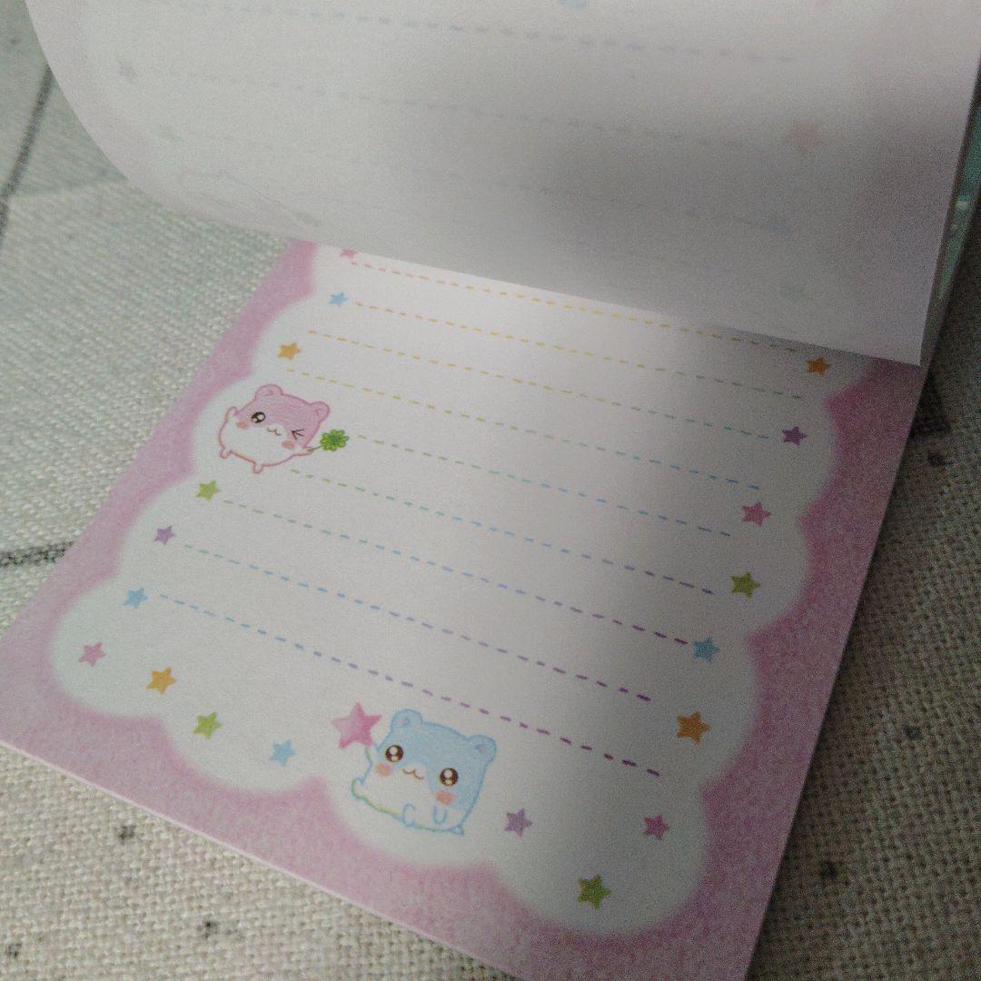 ハムハム ハムスター メモ帳　クーリア　平成レトロ ミニメモ