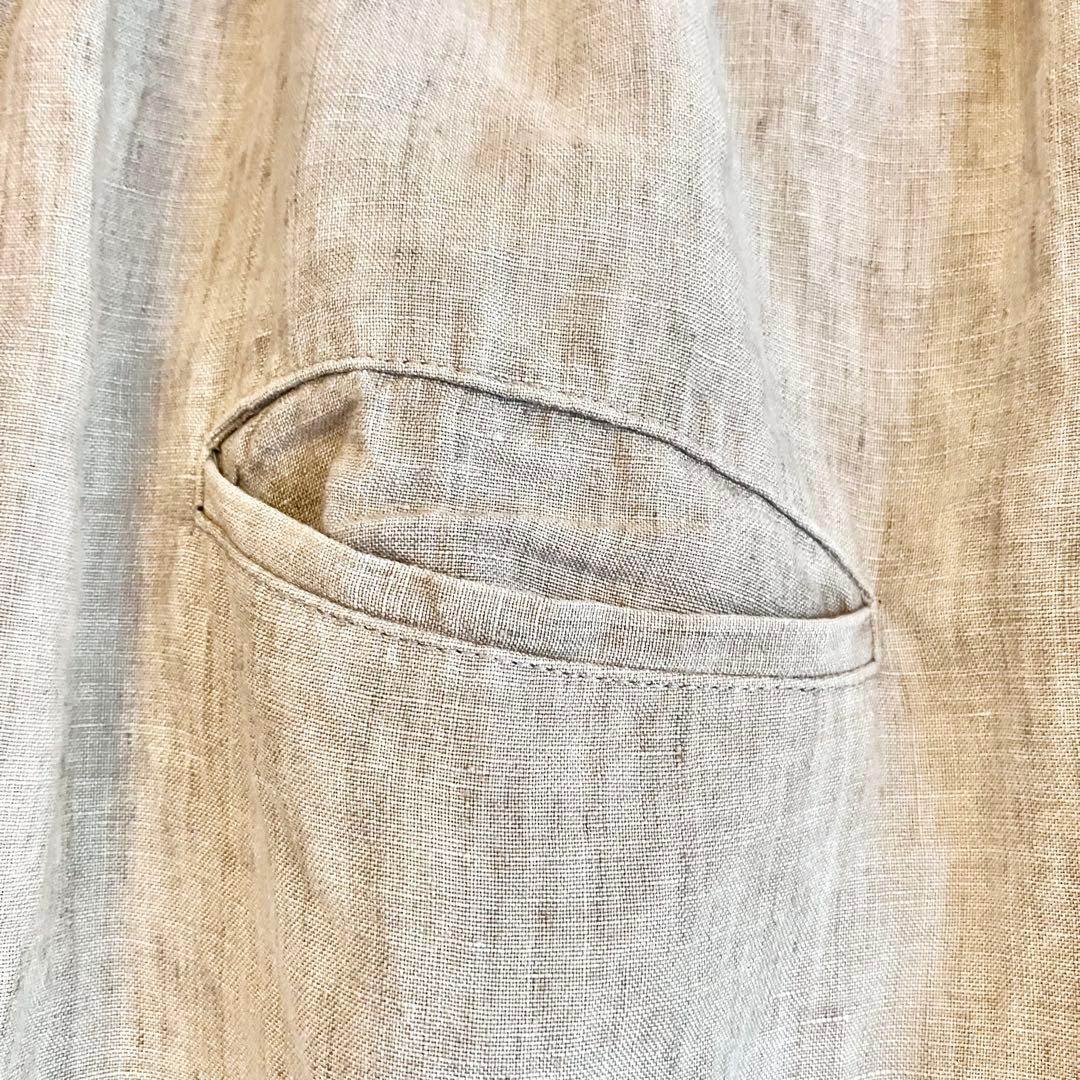 トムソーヤ★芽風 mefu メフウ センソユニコ リネン ワイドパンツ