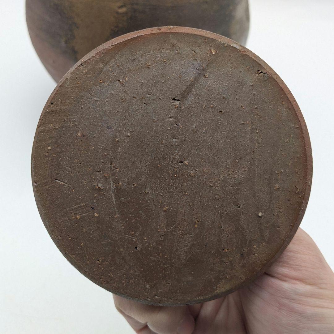 伝統工芸士 豊福寛 備前焼 水指B 共箱共布栞 茶道具 茶器 食器 抹茶 水差し