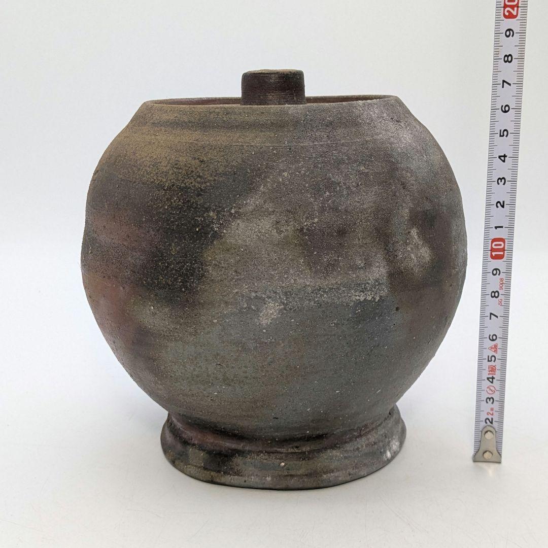 伝統工芸士 豊福寛 備前焼 水指B 共箱共布栞 茶道具 茶器 食器 抹茶 水差し