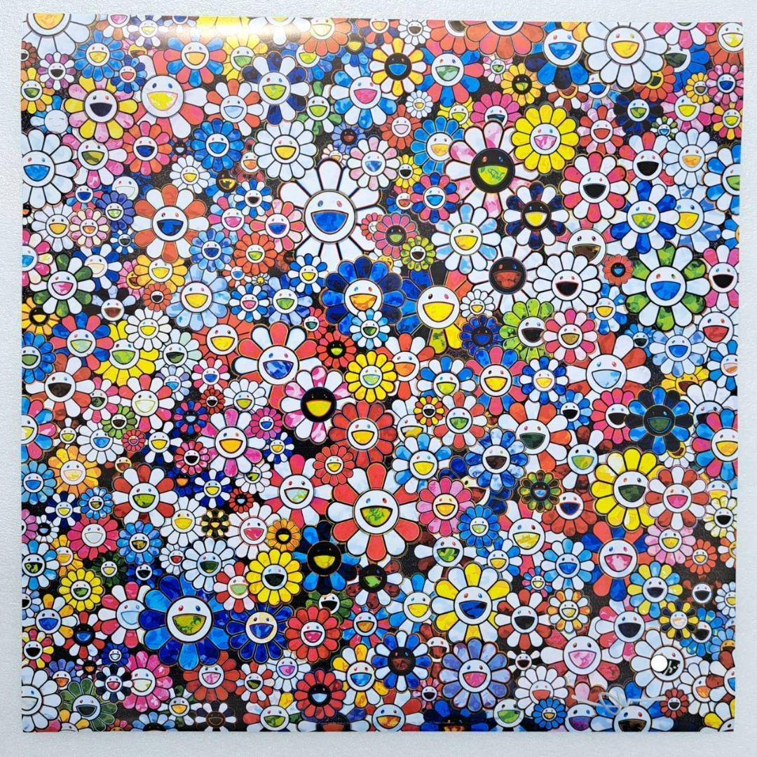 村上隆　花畑　2枚セット　ポスター　アート　人気画家　(草間彌生　奈良美智)