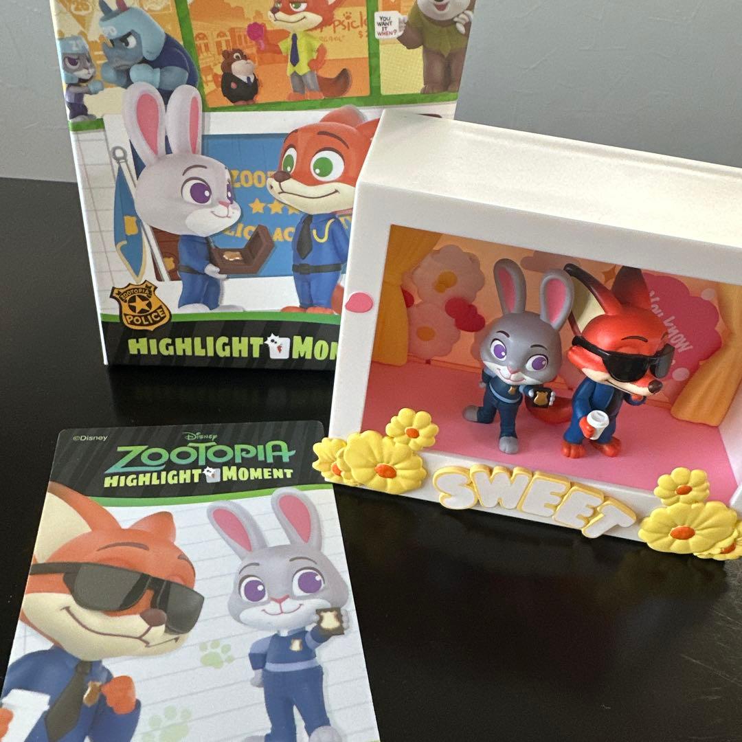 POP MART ズートピア　シークレット　ハイライトモーメント