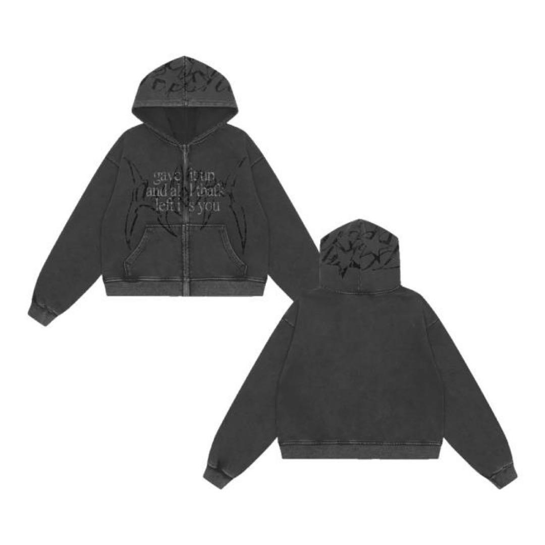 Keshi Requiem HoodieフードジップパーカーS