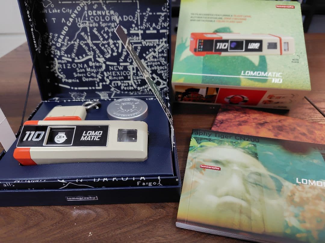 フィルムカメラ Lomomatic 110 Camera & Flash Golden Gate