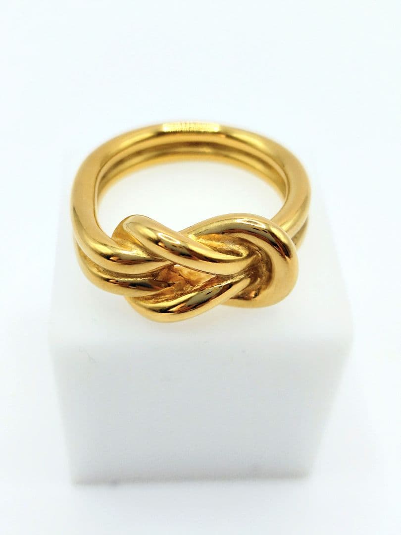 エルメス HERMES スカーフリング メタル ゴールド e59607g