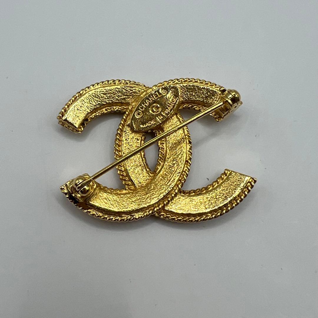 【未使用に近い】シャネル ブローチ ココマーク ヴィンテージ 1109
