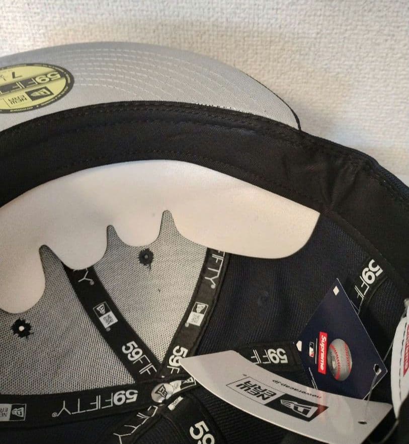 シュプリーム NY ヤンキース キャップ　7 1/2