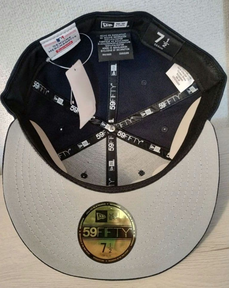 シュプリーム NY ヤンキース キャップ　7 1/2