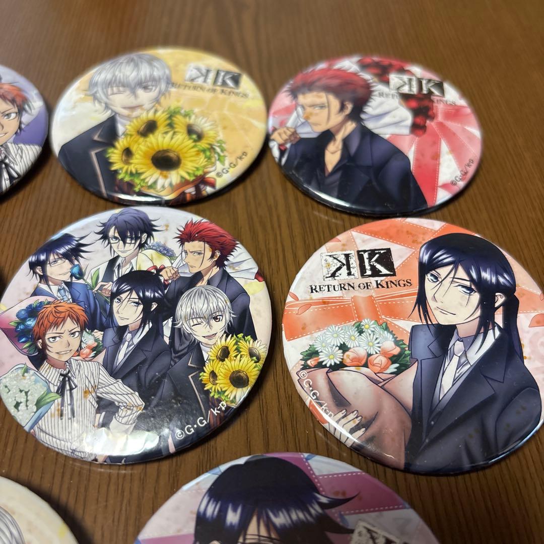 アニメK 検定　缶バッジ8種セット