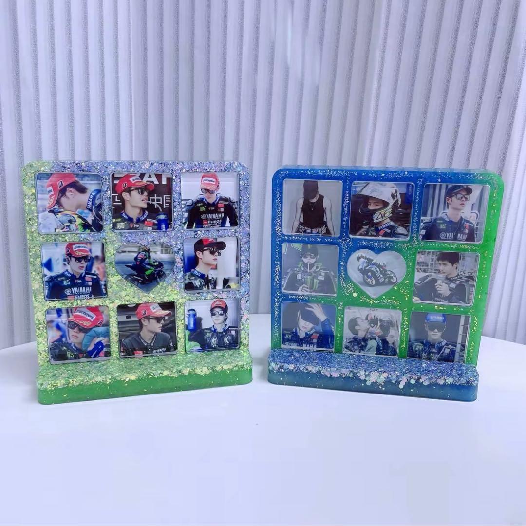 肖戦 王一博 2番スタジオ 両面レジン九宫格 玄関　置物新作　3セット❣️確認用②