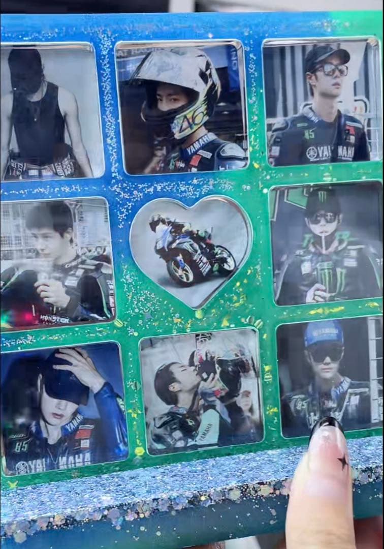 肖戦 王一博 2番スタジオ 両面レジン九宫格 玄関　置物新作　3セット❣️確認用②