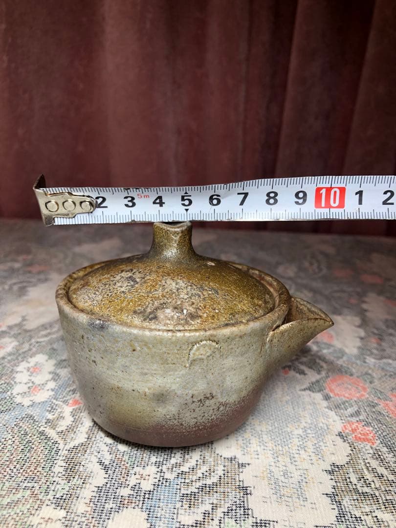 備前焼宝瓶、豊福寬手造　茶道具　煎茶道具 美品