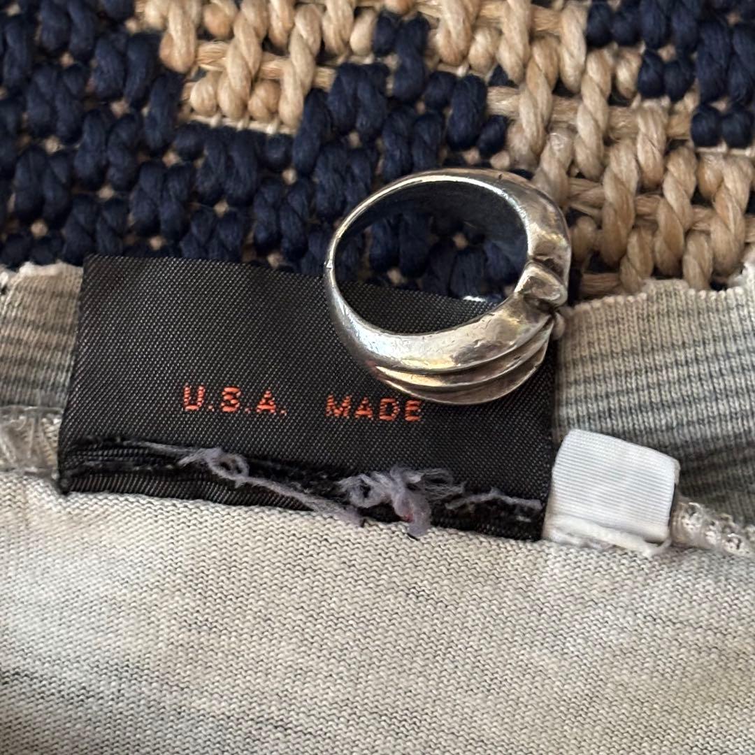 「vintage」80s QUIKSILVER 初期 総柄ボーダー ビッグサイズ