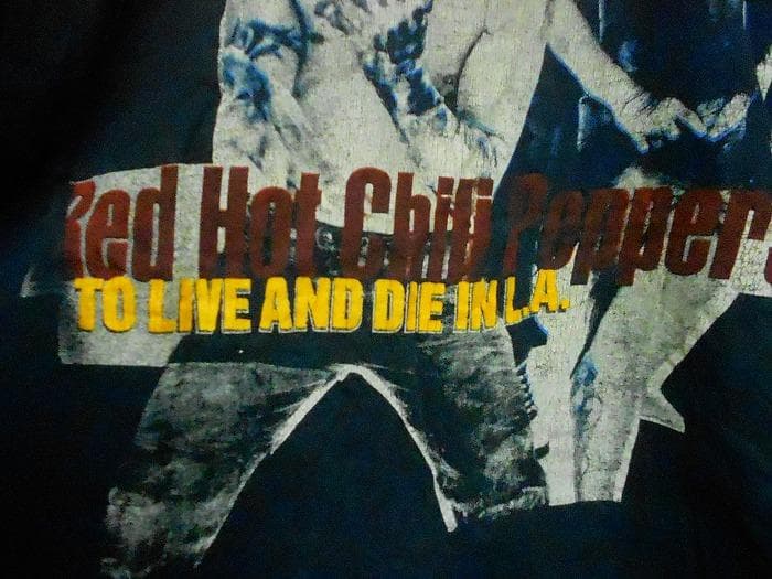 レッドホットチリペッパーズ 1996 TO LIVE AND DIE Tシャツ
