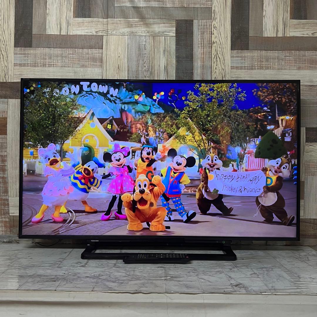 即日受渡❣️全国送料込東芝50型液晶テレビ外付けHDD録画対応　HDMI×2端子
