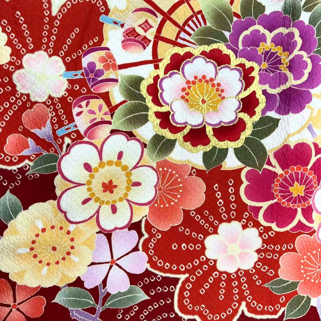 ≪早い者勝ち≫【美品】 振袖 正絹 古典柄 成人式 花柄 単品 白 96 ●