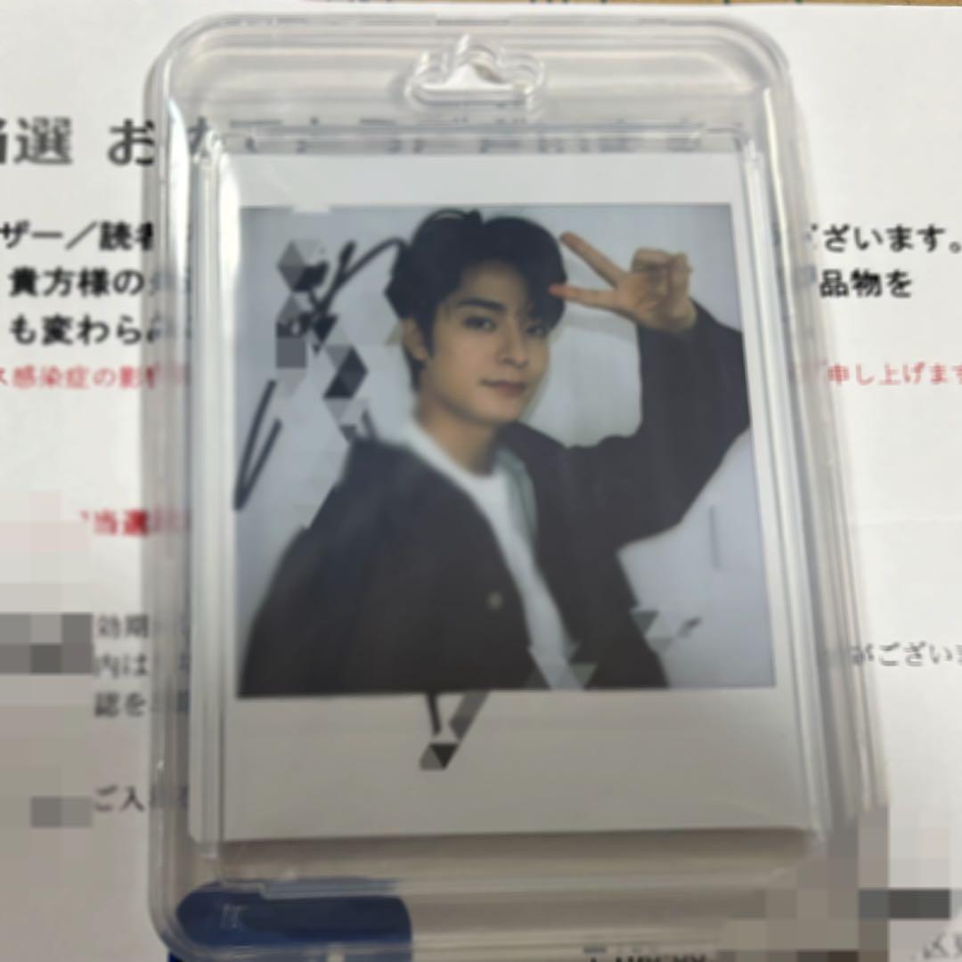 塩野瑛久　直筆サイン入りチェキ