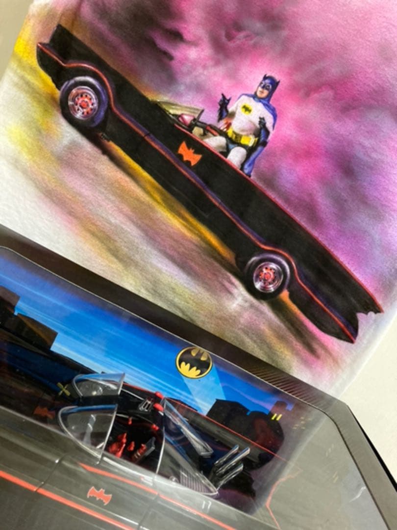 ホットウィール BATMOBILE & エアブラシハンドペイントキッズ用Tシャツ