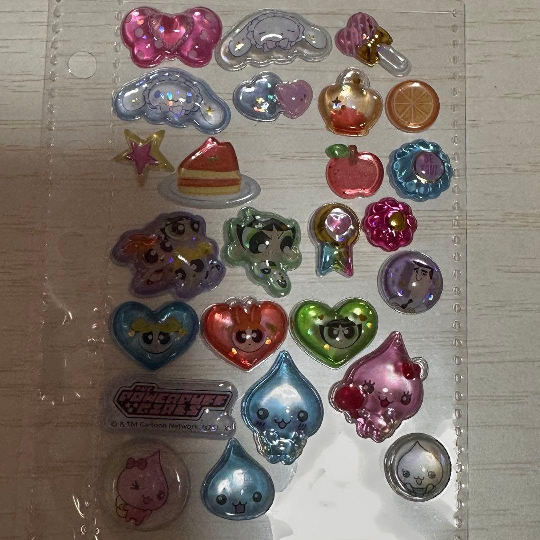 シール帳完成品　ボンボンドロップシール　たまごっち　ちいかわ　しすくちゃん　平成