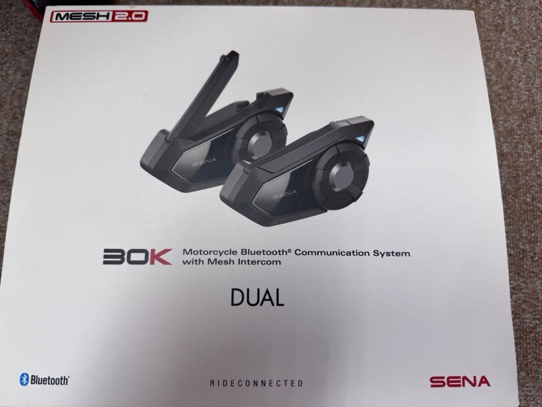 バイク用　インカム　SENA 30K 中古品　動作確認済み