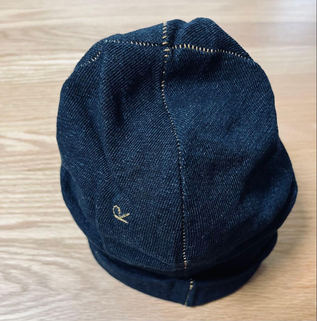 未使用フォーティファイブ・アール(45R)インディゴニット帽