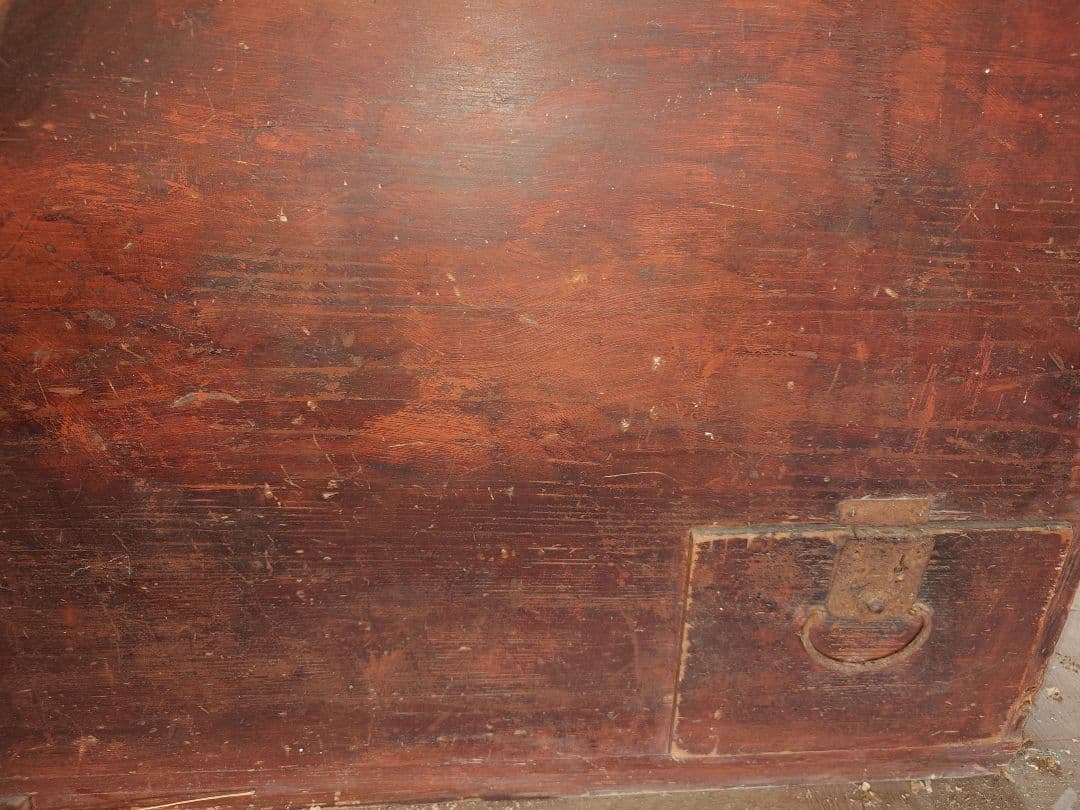 長持　（明治〜大正時代）　レトロ　アンティーク家具　衣類布団収納