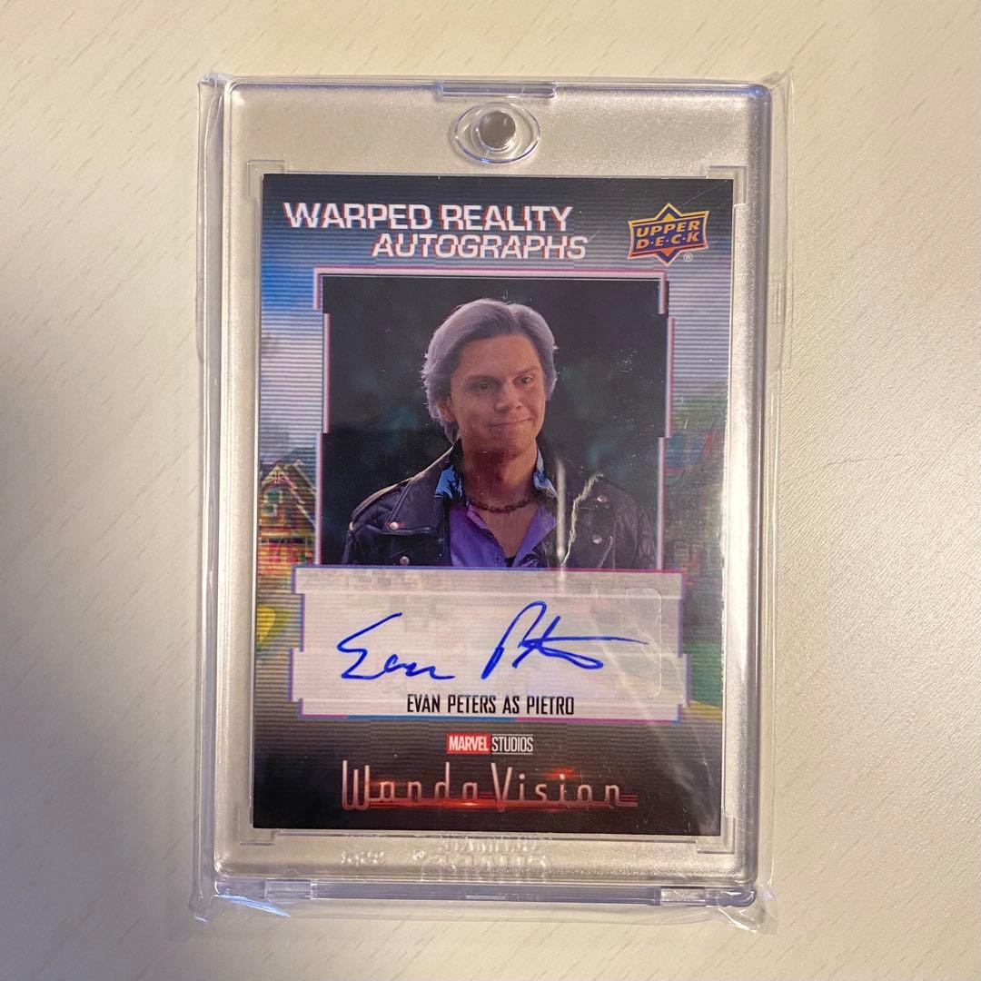 Evan Peters サイン トレーディングカード WandaVision