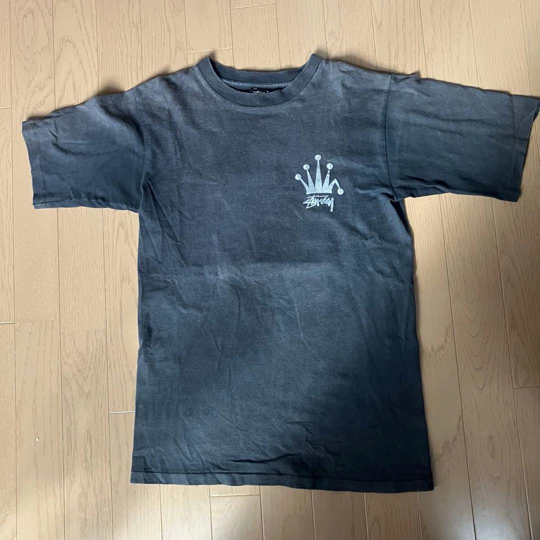 希少 Stussy 80s usa製 クラウン ブラック フェード 短丈 90s
