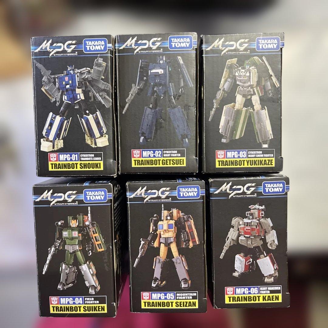 新品未開封　タカラトミー　トランスフォーマー　MPGトレインボット全６種セット
