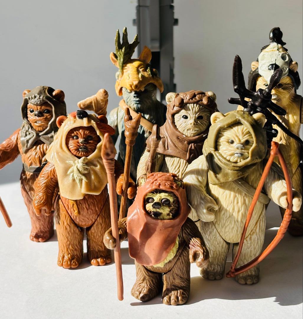 オールドケナー　スターウォーズ　イウォーク7種➕コンバットグライダー計8種セット