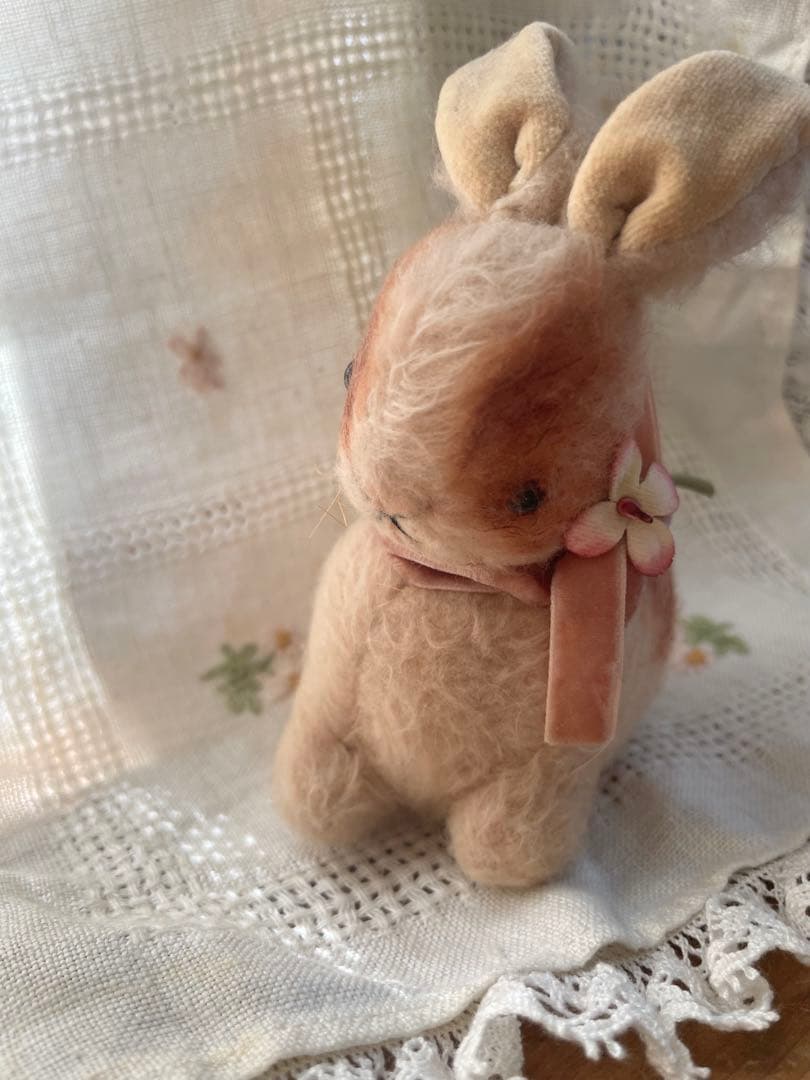 作家さま　アンティーク風　うさぎ　ぬいぐるみ