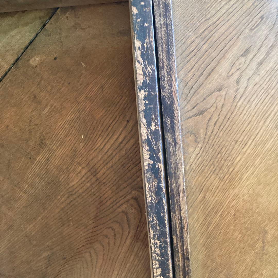 アンティーク 木製 円形座卓