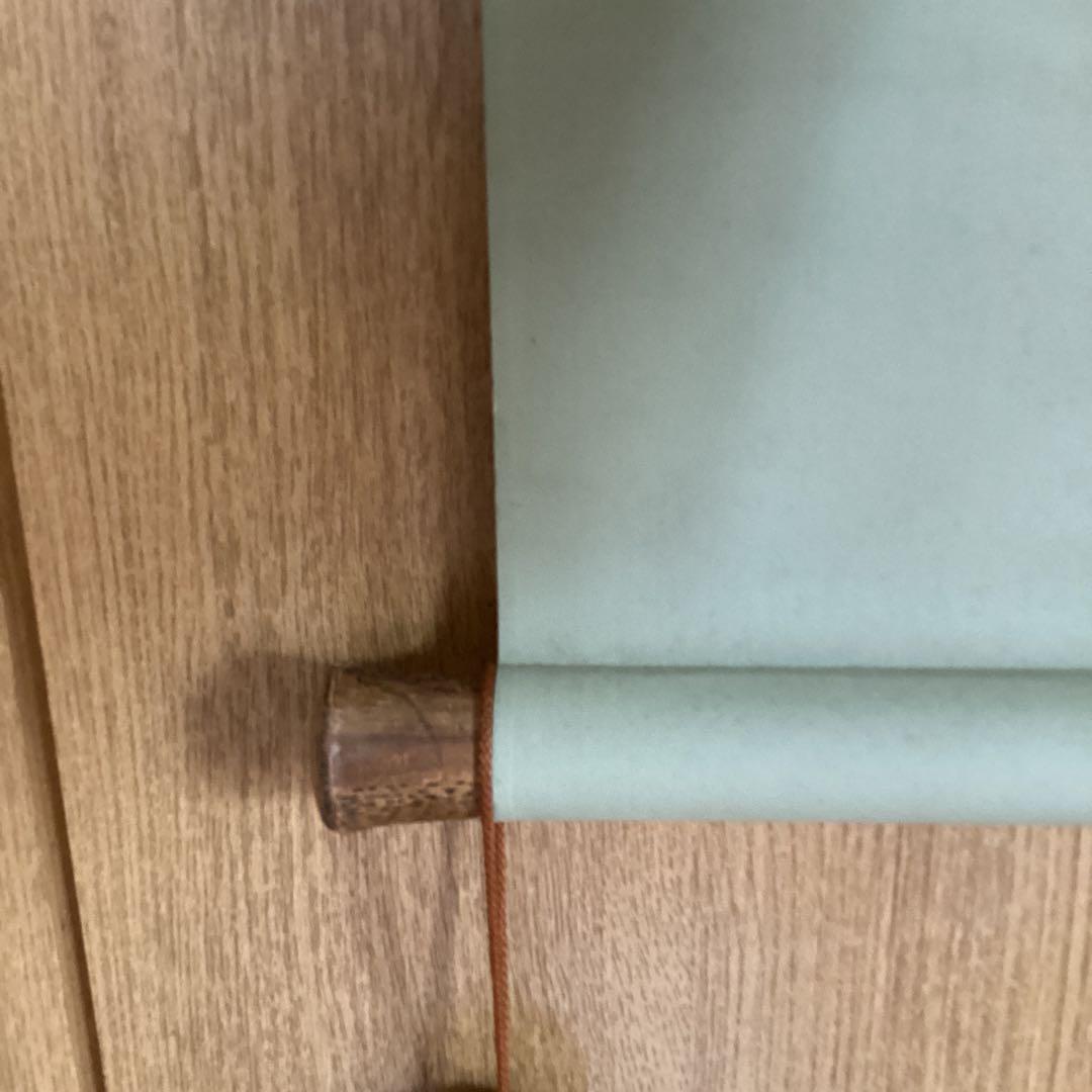 松瀬青々　　紙本彩色画　《朝顔之図》掛軸一幅　軸先竹加工　　肉筆画　234