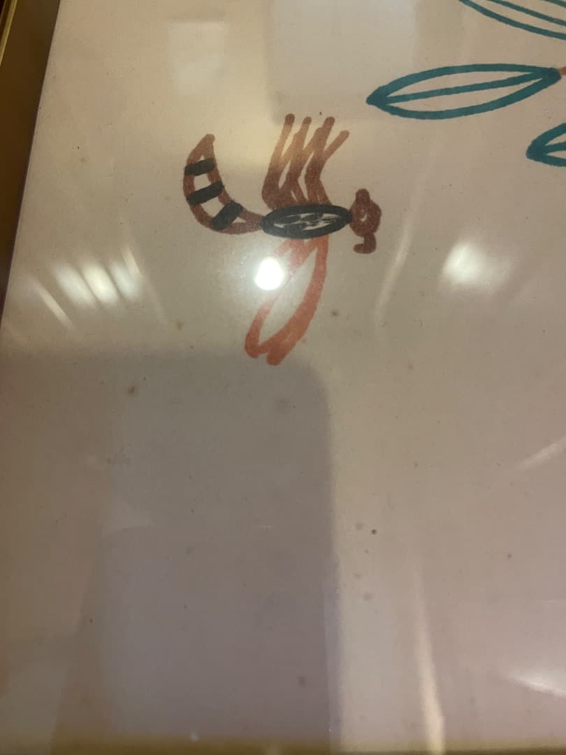 h*u様 山下清　作 日本画 はち　（大）