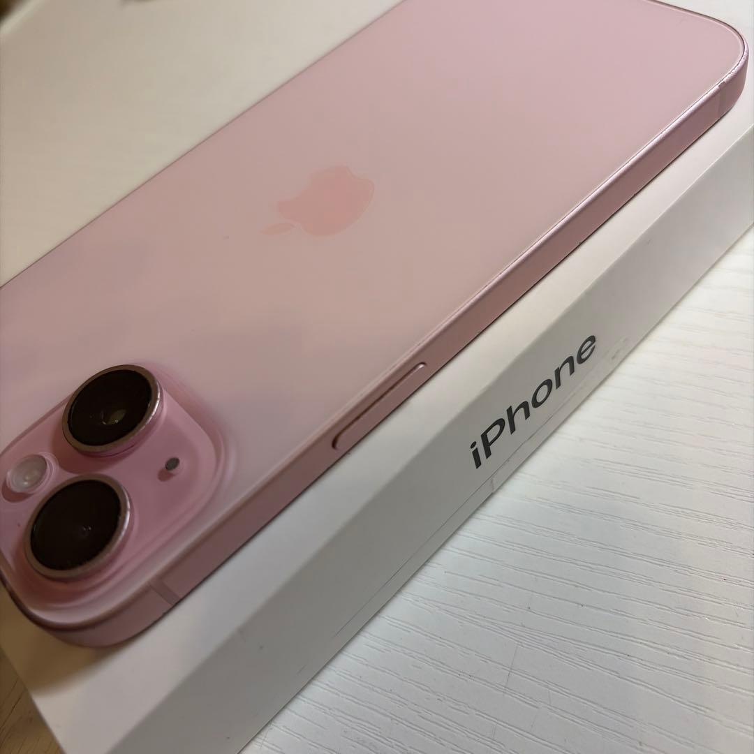 iPhone15 128GB ピンク SIMフリー 極美品