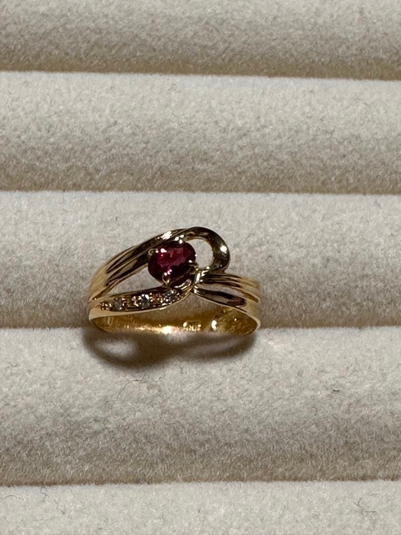 k18ルビーリング　8号サイズ