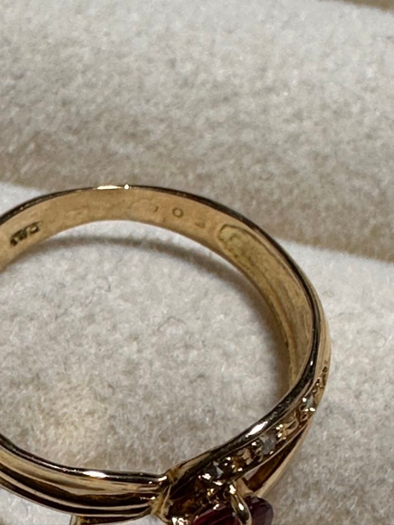 k18ルビーリング　8号サイズ