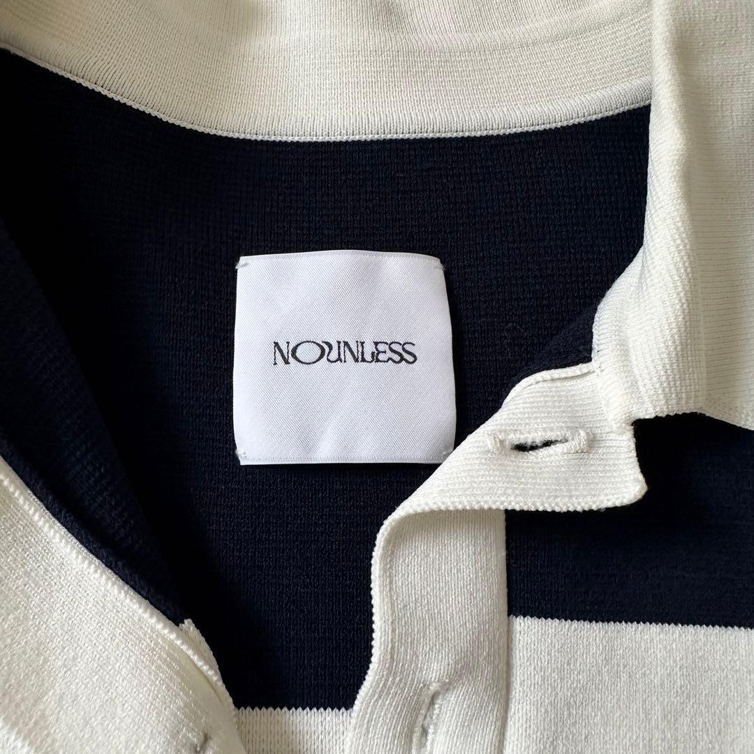 BEAUTY&YOUTH別注 NOUNLES ミニラガー ニットシャツ
