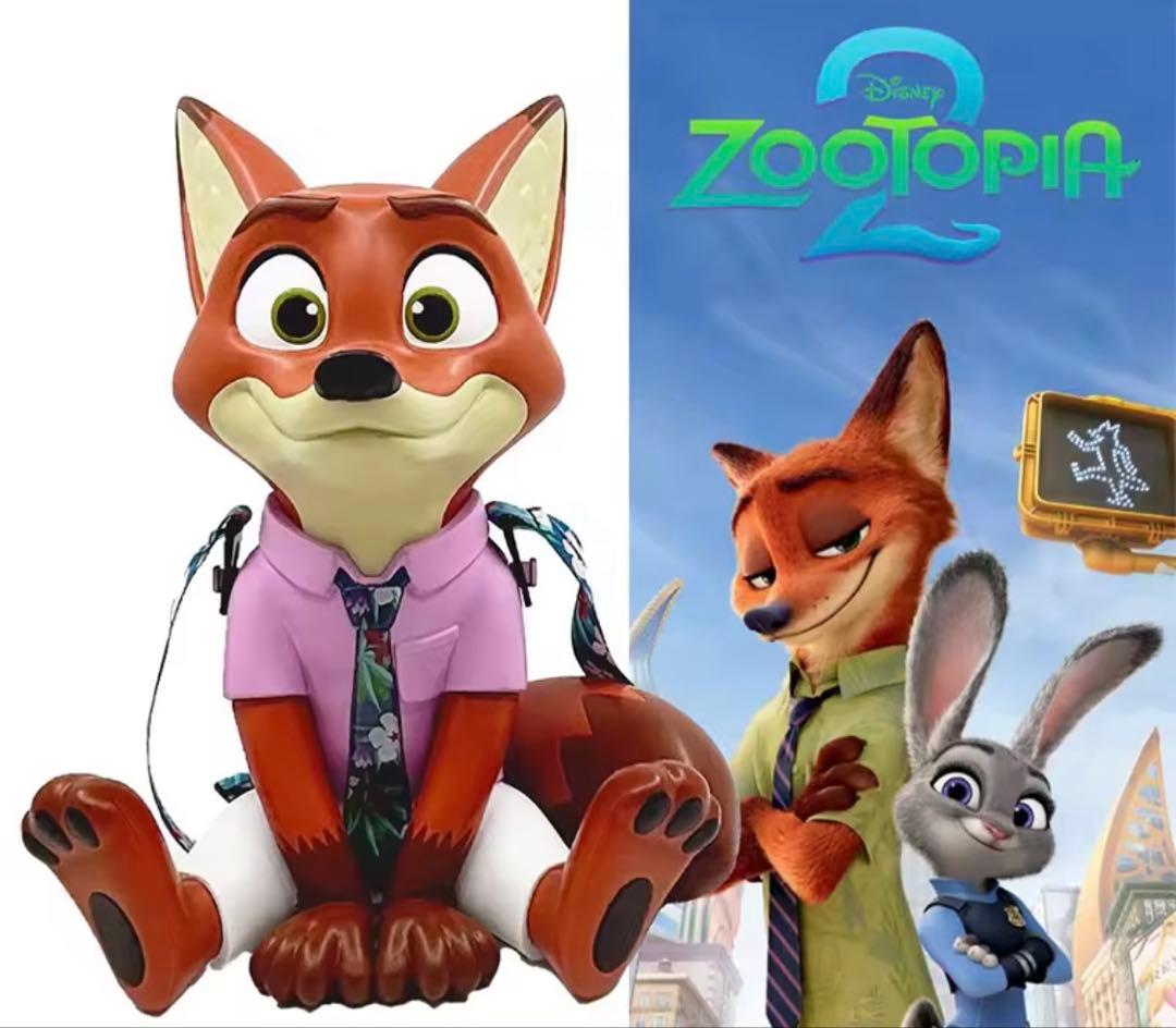 台湾限定　ズートピア2 サイドショルダー付きドリンクカップ　ニック　ジュディ