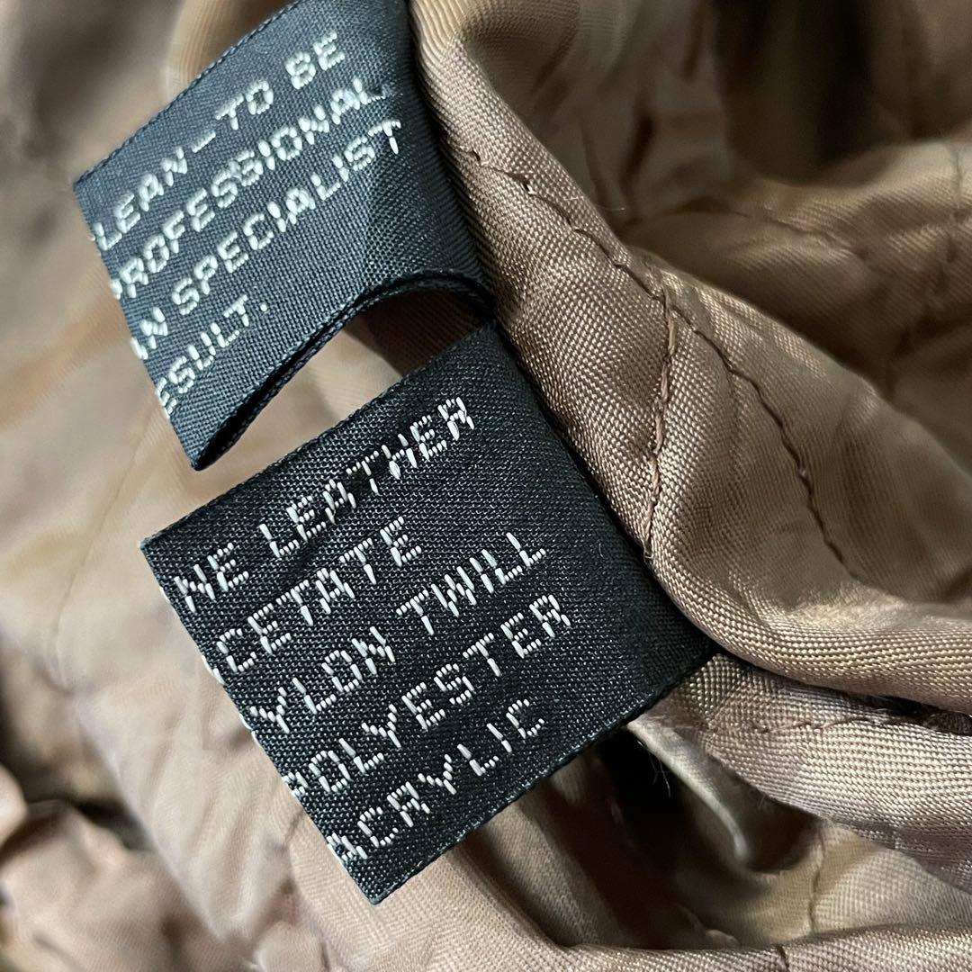 ジャケット・アウター Leather bomber jacket black brown 2X