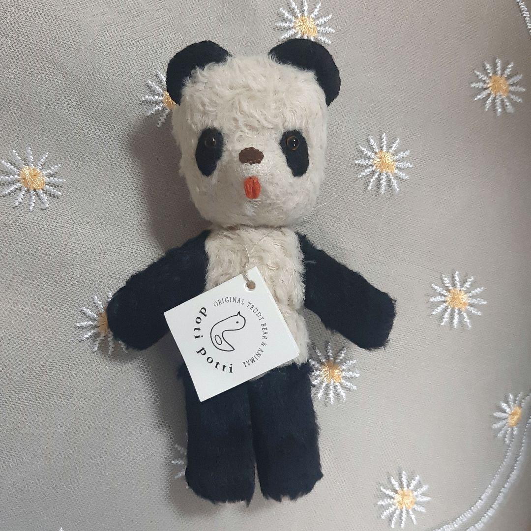 人気国内作家様　アーティスト　テディベア　doti potti様　パンダ