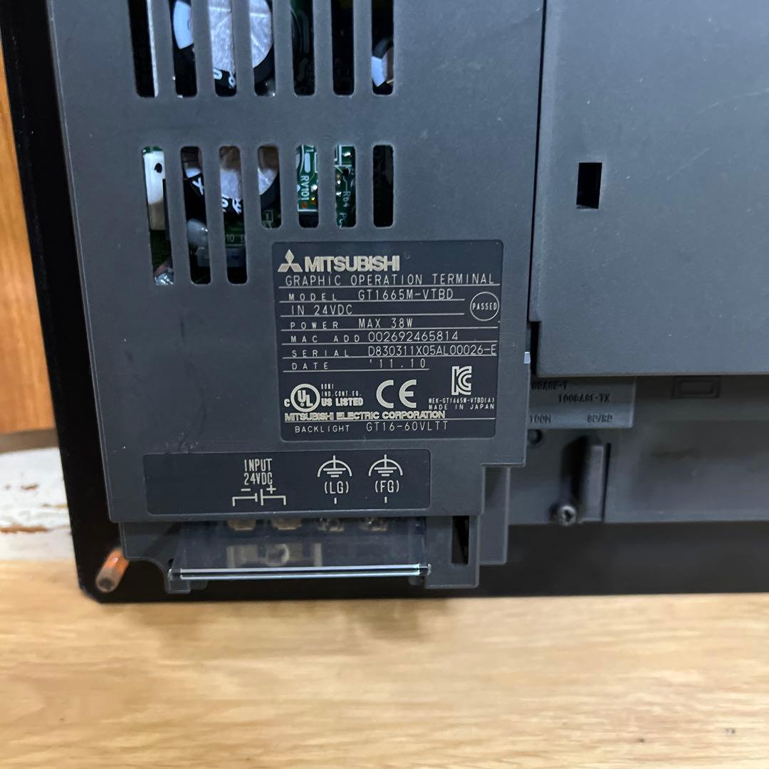 三菱電機 MITSUBISHI GT1665M-VTBD タッチパネル 表示器